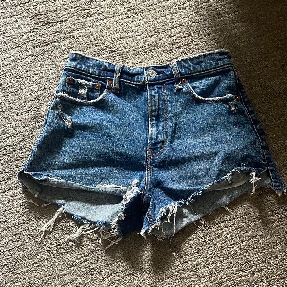 Denim Distressed Women's Shorts